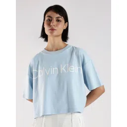 Calvin Klein Jeans Printed Drop-Shoulder Sleeves Relaxed Fit Pure Cotton T-Shirt-picture-35