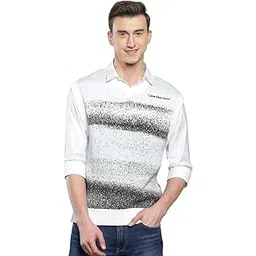 calvin klein jeans Printed Relaxed-Fit Cotton Sweater-picture-49