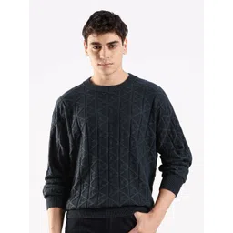Calvin Klein Jeans Round Neck Long Sleeves Relaxed Fit Pure Cotton Pullover-picture-39
