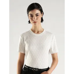 Calvin Klein Jeans Round Neck Regular Fit Cotton T-Shirt-picture-33