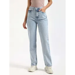 Calvin Klein Jeans Stone Light Blue Cotton Slim Fit Jeans-image-29