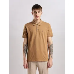 Calvin Klein Jeans Tobacco Brown Regular Fit T-Shirt-picture-43