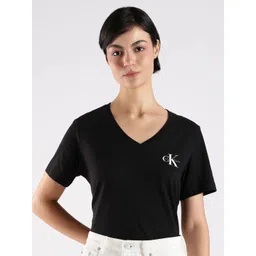 Calvin Klein Jeans V-Neck Cotton Regular Fit T-shirt-picture-11