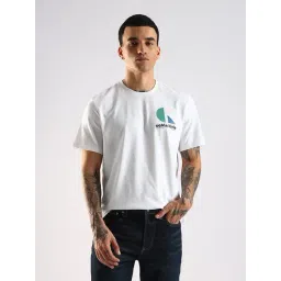 Calvin Klein Jeans White Cotton Comfort Fit Logo Printed T-Shirt-picture-17