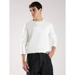 Calvin Klein Jeans White Cotton Regular Fit T-Shirt-picture-17