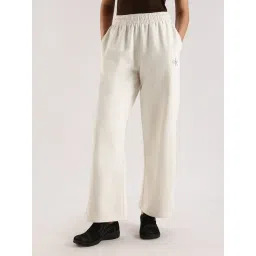 Calvin Klein Jeans White Cotton Relaxed Fit Trackpants-picture-21
