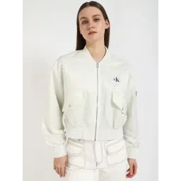 Calvin Klein Jeans White Slim Fit Jacket-picture-18