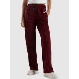 Calvin Klein Jeans Women Straight Fit Striped Mid Rise Trackpant-picture-22