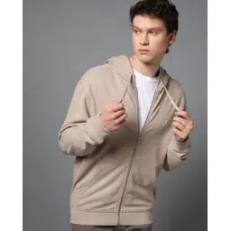 calvin klein jeans Woven Label Zip Through Hoodie-picture-13