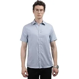 Calvin Klein Jeans Solid Slim Fit Cotton Shirt-picture-13