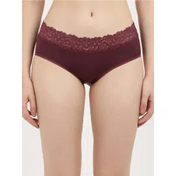 calvin klein underwear Calvin Klein Maroon Plain Hipster image 1