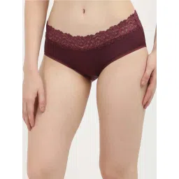 calvin klein underwear Calvin Klein Maroon Plain Hipster image 3