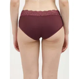 calvin klein underwear Calvin Klein Maroon Plain Hipster image 2