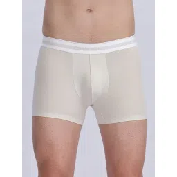 Calvin Klein Underwear Beige Modal Fitted Solid Trunks-picture-23