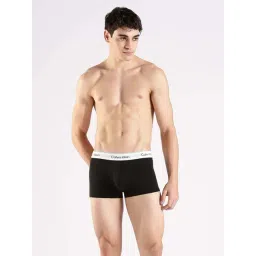 Calvin Klein Underwear Black Cotton Regular Fit Trunks - Pack Of 3-picture-27