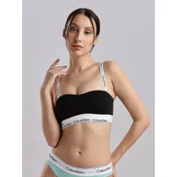 Calvin Klein Underwear Black Cotton Solid Bra-picture-29