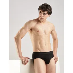 Calvin Klein Underwear Black Mid Rise Slim Fit Brief-picture-10
