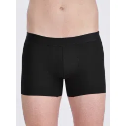 Calvin Klein Underwear Black Nylon Fitted Solid Trunks-picture-36