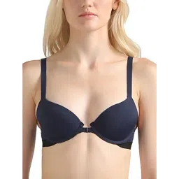 Calvin Klein Underwear Blue Shadow Solid Regular Fit Bra-picture-39