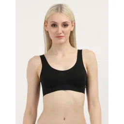 calvin klein underwear Calvin Klein Black Plain Sports Bra-picture-18