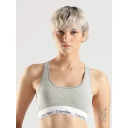 Calvin Klein Underwear Grey Cotton Bra-picture-21