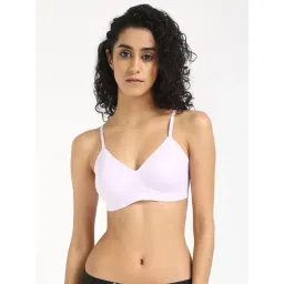 Calvin Klein underwear Lilac Quartz Solid Padded Full Coverage Bra-picture-34