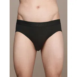 Calvin Klein Underwear Men Black Solid Briefs- NB2907UB1-picture-5