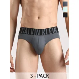Calvin Klein Underwear Men Pack Of 3 Mid-Rise Basic Briefs-picture-56