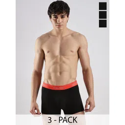 Calvin Klein Underwear Pack Of 3 Low Rise Outer Elasticated Knitted Trunks - NB4392840-picture-33
