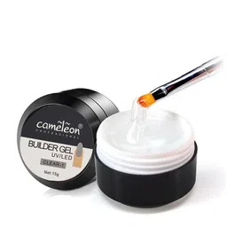 cameleon LED/UV Builder Gel for Quick Building Nail Extension For Professionals only clear-picture-26