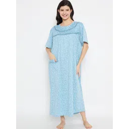 Camey Floral Printed Maxi Nightdress-picture-29