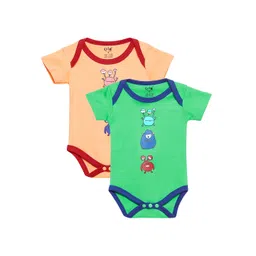 Camey Kids Pack of 2 Printed Bodysuits-picture-49