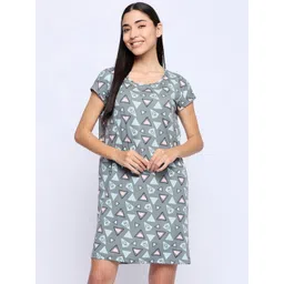 Camey Printed Nightdress-picture-25