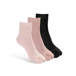 Camey Women Pack Of 3 Ankle-Length Thumb Socks-picture-34