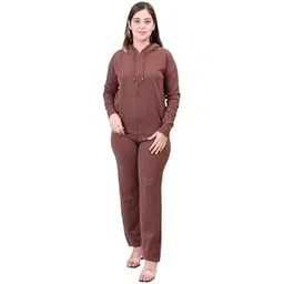 camey Women's Long Sleeve Zipper Hoody Woolen Co-Ord Set-picture-40