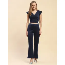 Camla Blue Textured Co-Ord Set-picture-35