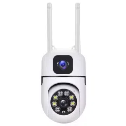 CAMLEIGH Mini Dual 2-in-1 PTZ+Bullet Camera 5+5 MP 360° with Night Vision & Motion Detection-picture-34