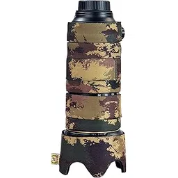 CAMOCOAT Lens Cover for Nikon AF-S Nikkor 70-200mm F/2.8G FL ED VR | Water Resistant & All Terrain Protection | Mottled Wood Green-picture-12