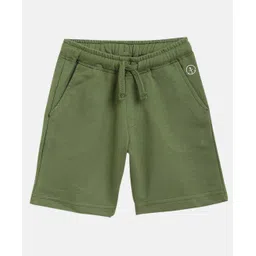 Campana 100% Cotton Terry   Solid Shorts - Olive Green-picture-18