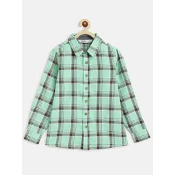 Campana  Boys Buffalo Checked Pure Cotton Twill Casual Shirt-picture-41