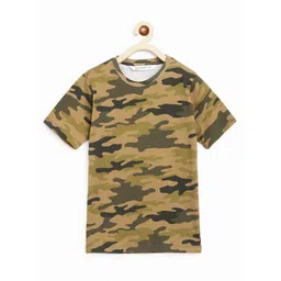 Campana Boys Camouflage Printed Pure Cotton T-Shirt-picture-34