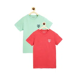 Campana Boys Pack Of 2 Pure Cotton T-Shirt-picture-11