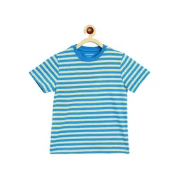 Campana Boys Striped Cotton Round Neck Short Sleeves Pockets Casual T-shirt-picture-33