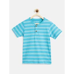 Campana Boys Striped Cotton T-Shirt-picture-27
