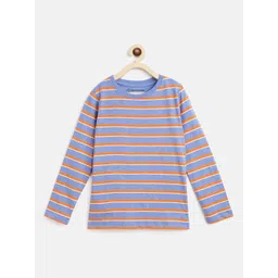 Campana Boys Striped Long Sleeve Cotton T-shirt-picture-21