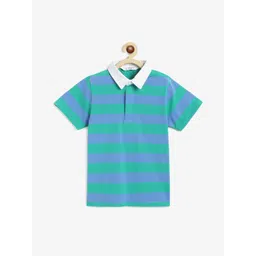 Campana Boys Striped Polo Collar Cotton  T-shirt-picture-11