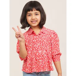 Campana Floral Print Shirt Style Top-picture-22