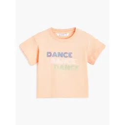 Campana Kids Peach Printed T-Shirt-picture-30