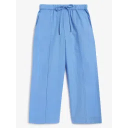 Campana Kids True Blue Cotton Regular Fit Full Sleeves Trouser-image-43