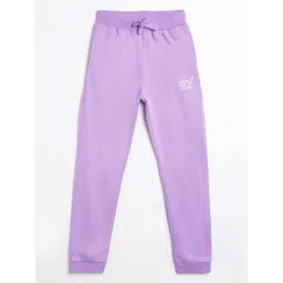Campana Purple Cotton Printed Joggers-picture-18